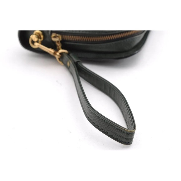 Authentic Louis Vuitton Taiga Baikal Clutch Bag Green - Picture 7 of 15